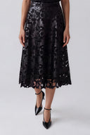 Twilight Embroidered Pencil Skirt
