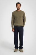 Rowan Cotton Crewneck Knit Sweater