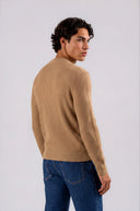 Hudson Mock Collar Knit Sweater