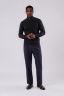 Marlow Cotton Wool Quarter-Zip Knit Sweater