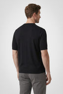 Dawson Cotton V-Neck Knit Tee
