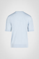 Dawson Cotton V-Neck Knit Tee