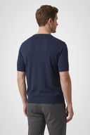 Dawson Cotton V-Neck Knit Tee