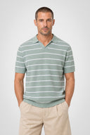Weston Stripe Sweater Polo