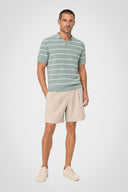 Weston Stripe Sweater Polo