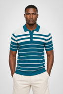 Marc Stripe Knit Polo