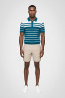 Marc Stripe Knit Polo