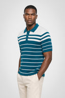 Marc Stripe Knit Polo