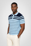 Marc Stripe Knit Polo