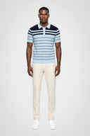 Marc Stripe Knit Polo