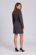 Industry Satin Trench Dress