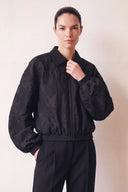 Autumn Bloom Bomber Jacket