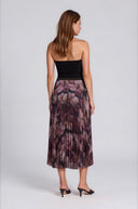 Autumn Bloom Pleated Skirt