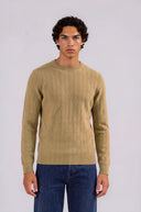 Bennett Textured Crew Neck Sweater