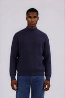 Hudson Mock Collar Knit Sweater