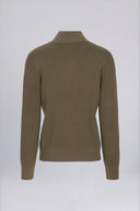 Marlow Cotton Wool Quarter-Zip Knit Sweater