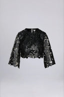 Twilight Embroidered Bell Sleeve Top