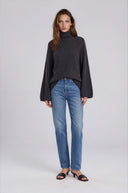 Snow Drift Turtleneck Sweater