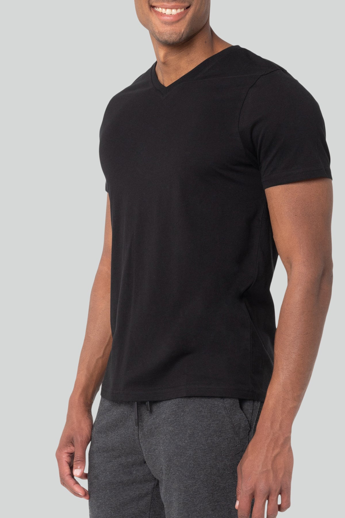 Organic Cotton V- Neck T-Shirt